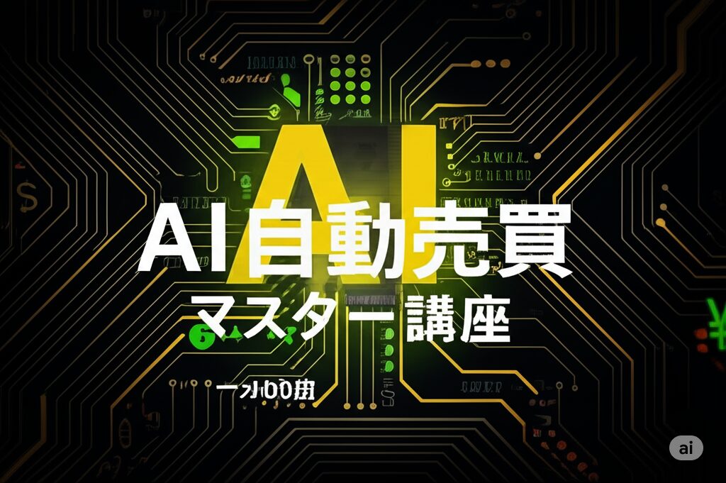 🔥AI自動売買 徹底マスター講座ってどんな内容？初心者さんにもわかりやすくご紹介♪