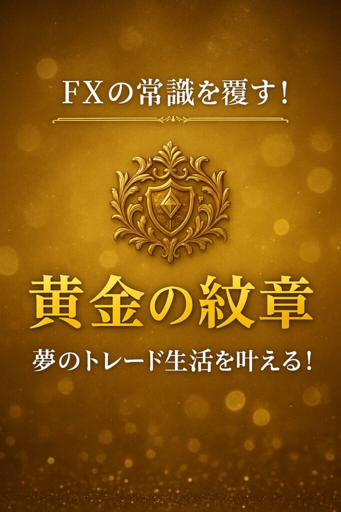 【FXの常識を覆す!】『黄金の紋章』FXインジケーターが叶える夢のトレード生活!