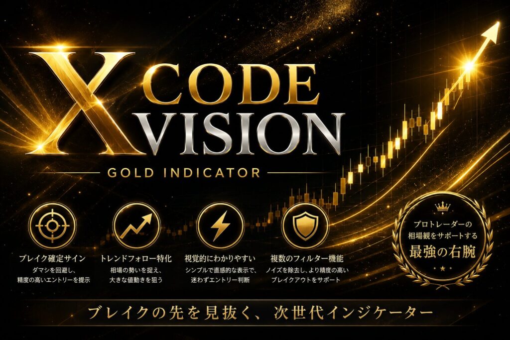 💠高勝率！ゴールド対応 X CODE VISiONで相場を完全制覇